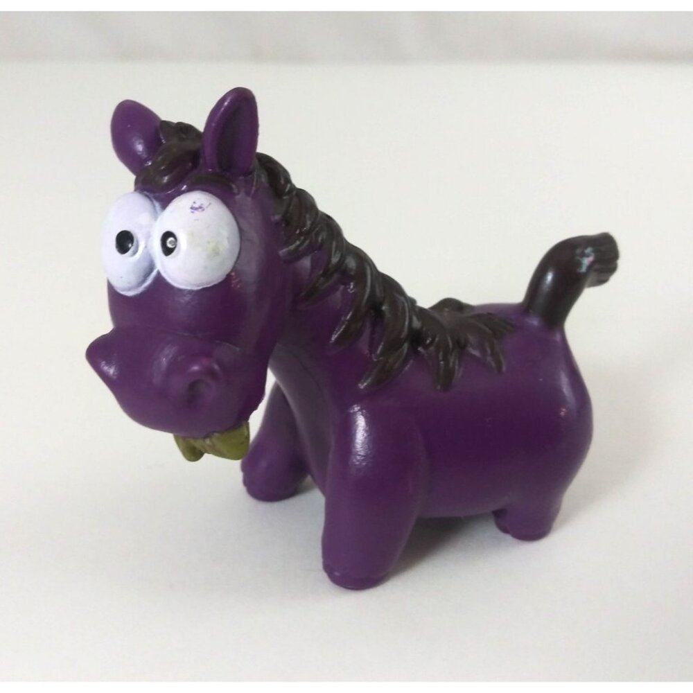B. Toys By Battat Toys B Baa Baa Barn Farm Purple Funny Donkey 2.5" Figure